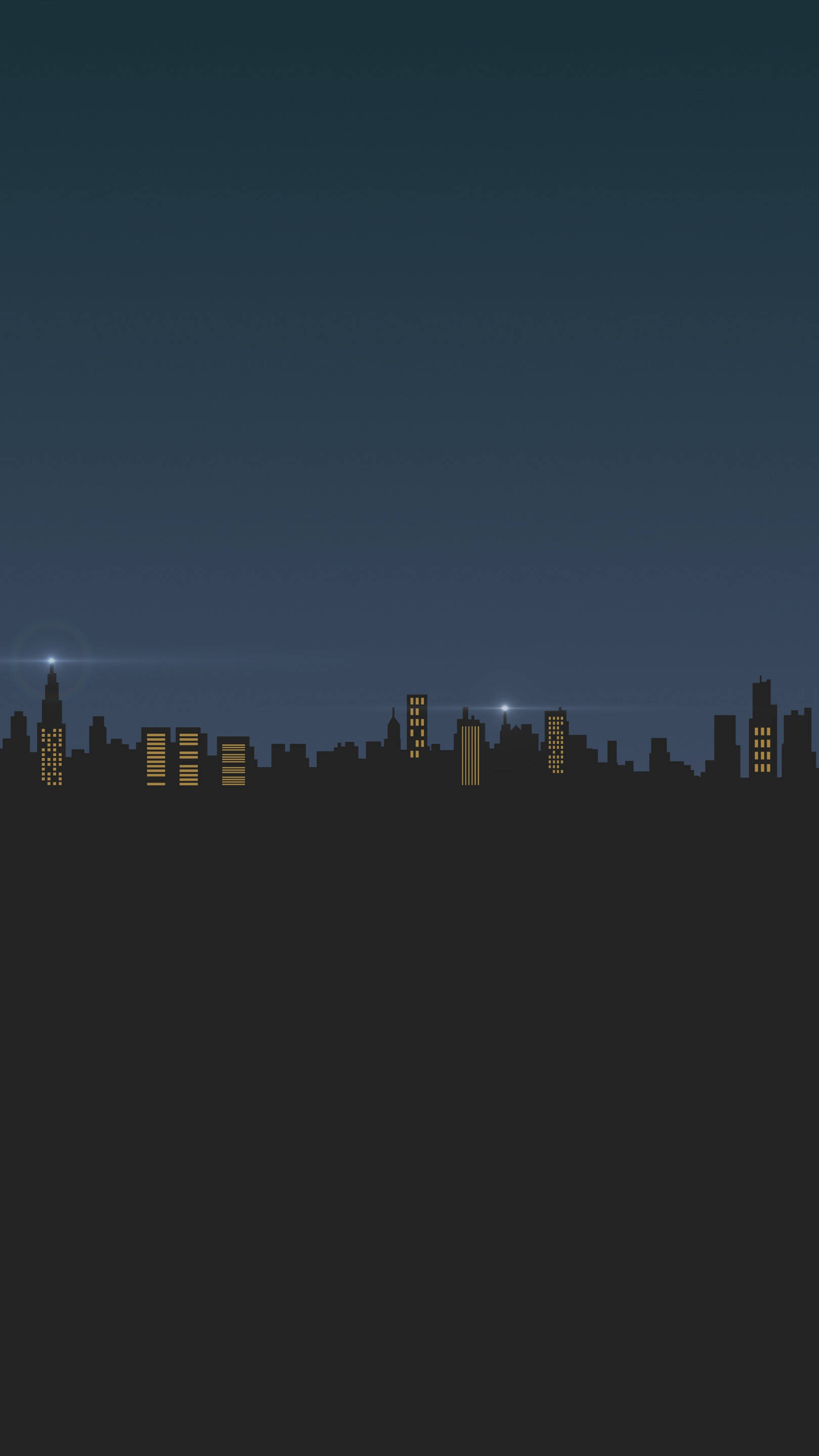 силуэт городского пейзажа минималистичный темный iphone
