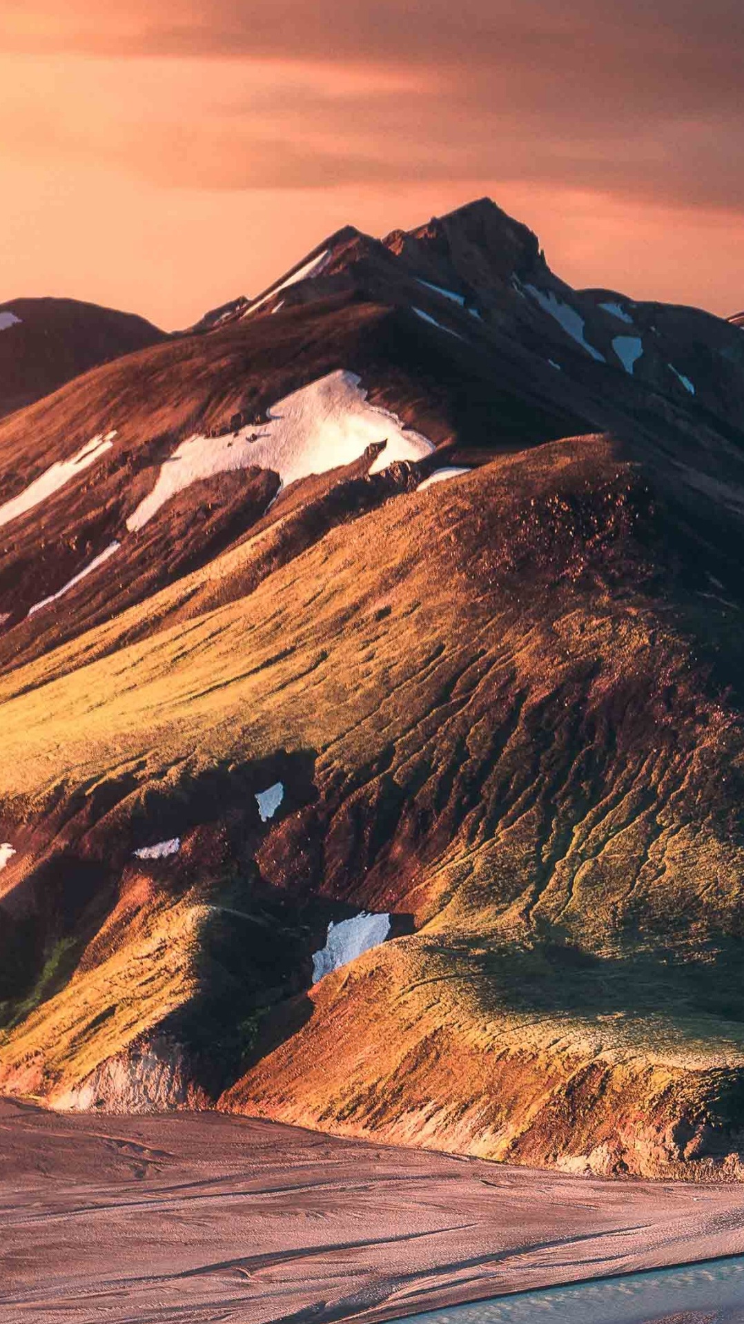 гора, ландманналаугар, природа, горный рельеф, исландия