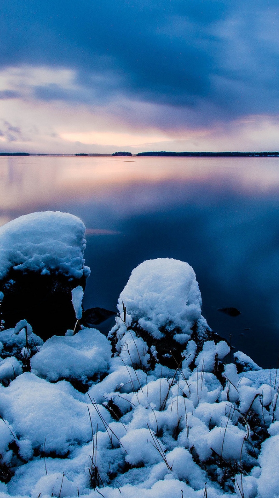 природа, вода, стокгольм, снег, зима