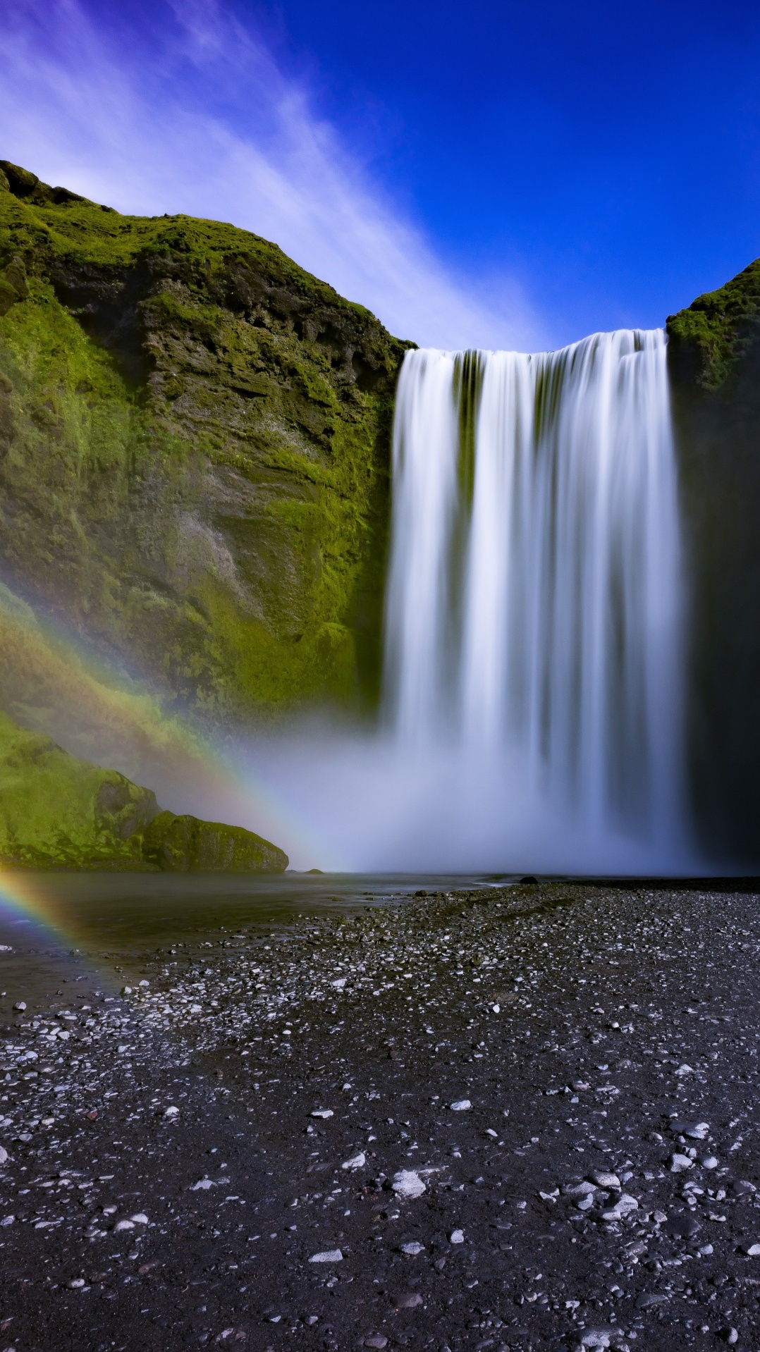 водоем, природа, вода, skgafoss, водопад