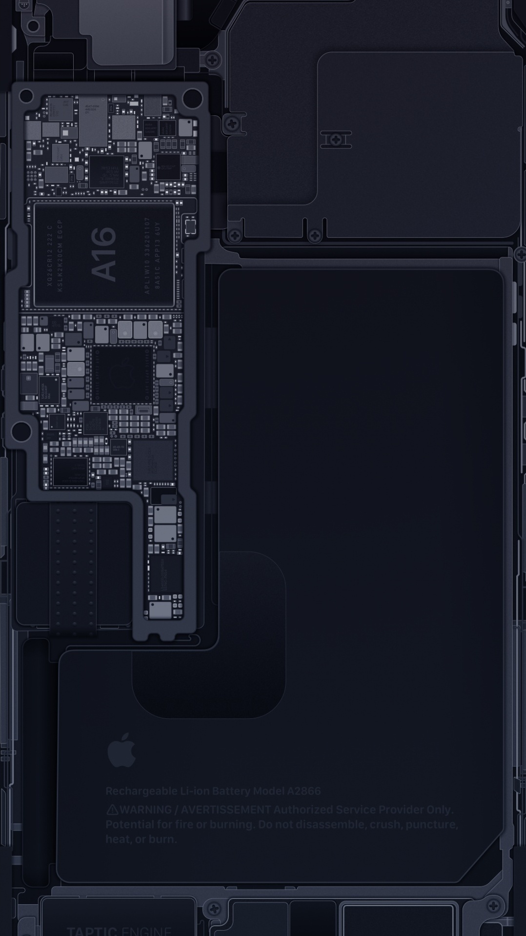 iphone 14 pro schematic – midnight