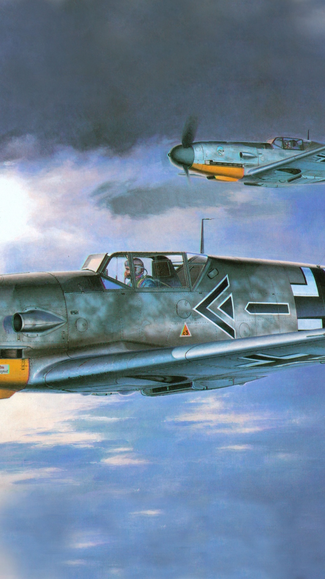 самолеты, мессершмитт bf 109, корпорация хасегава, мессершмитт, самолет