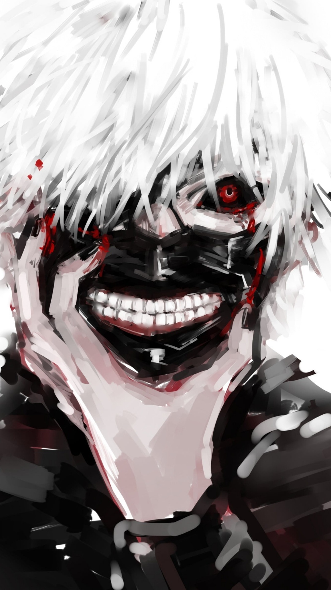 аниме, токио вурдалак, суперзлодей, иллюстрация, кен kaneki