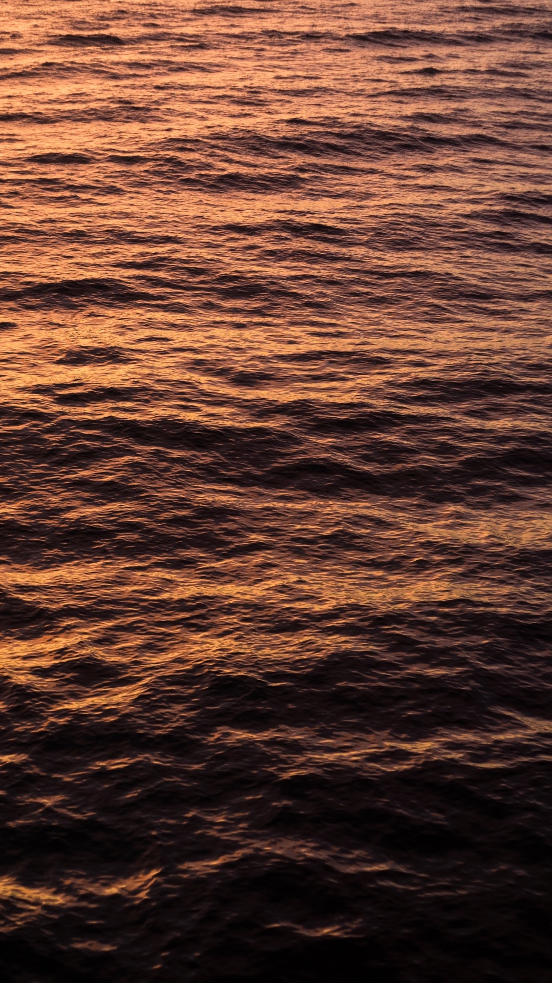 вода, море, апельсин, горизонт, спокойный