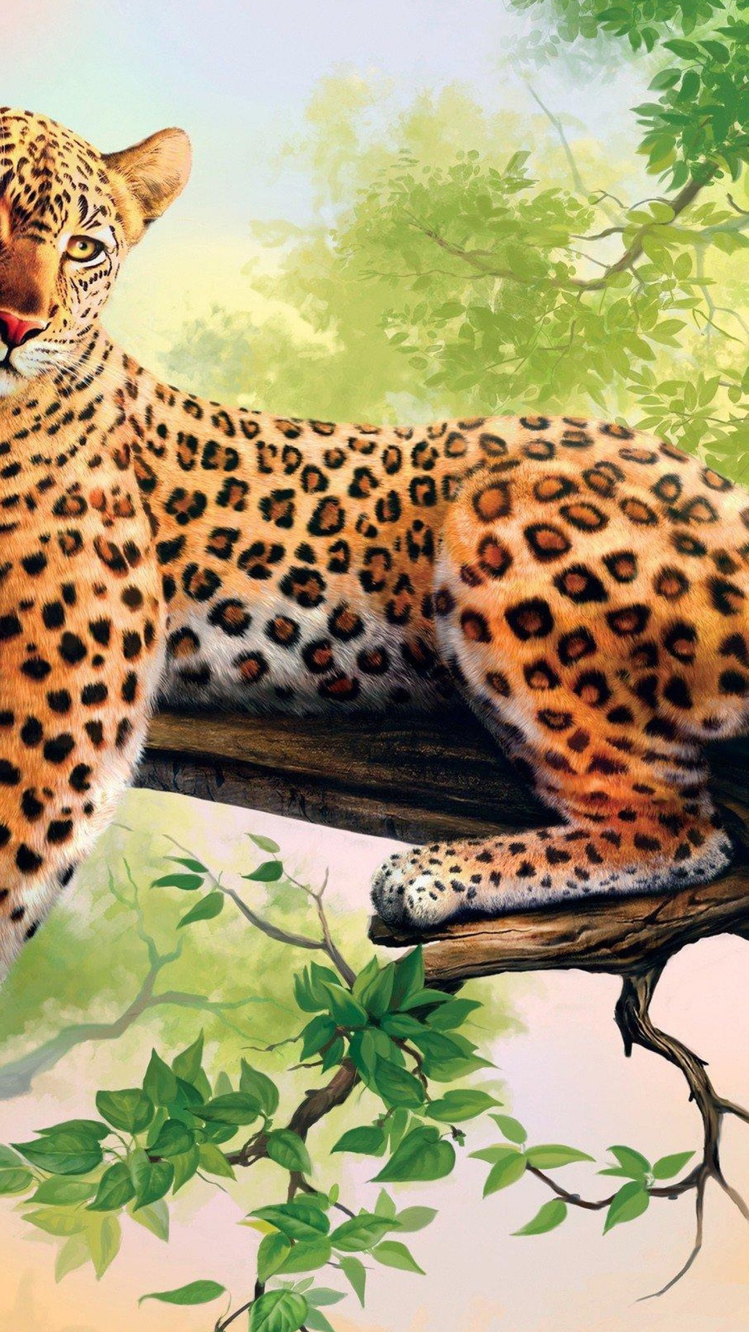 хищник, африканский леопард, телевидение, наземные животные, живопись