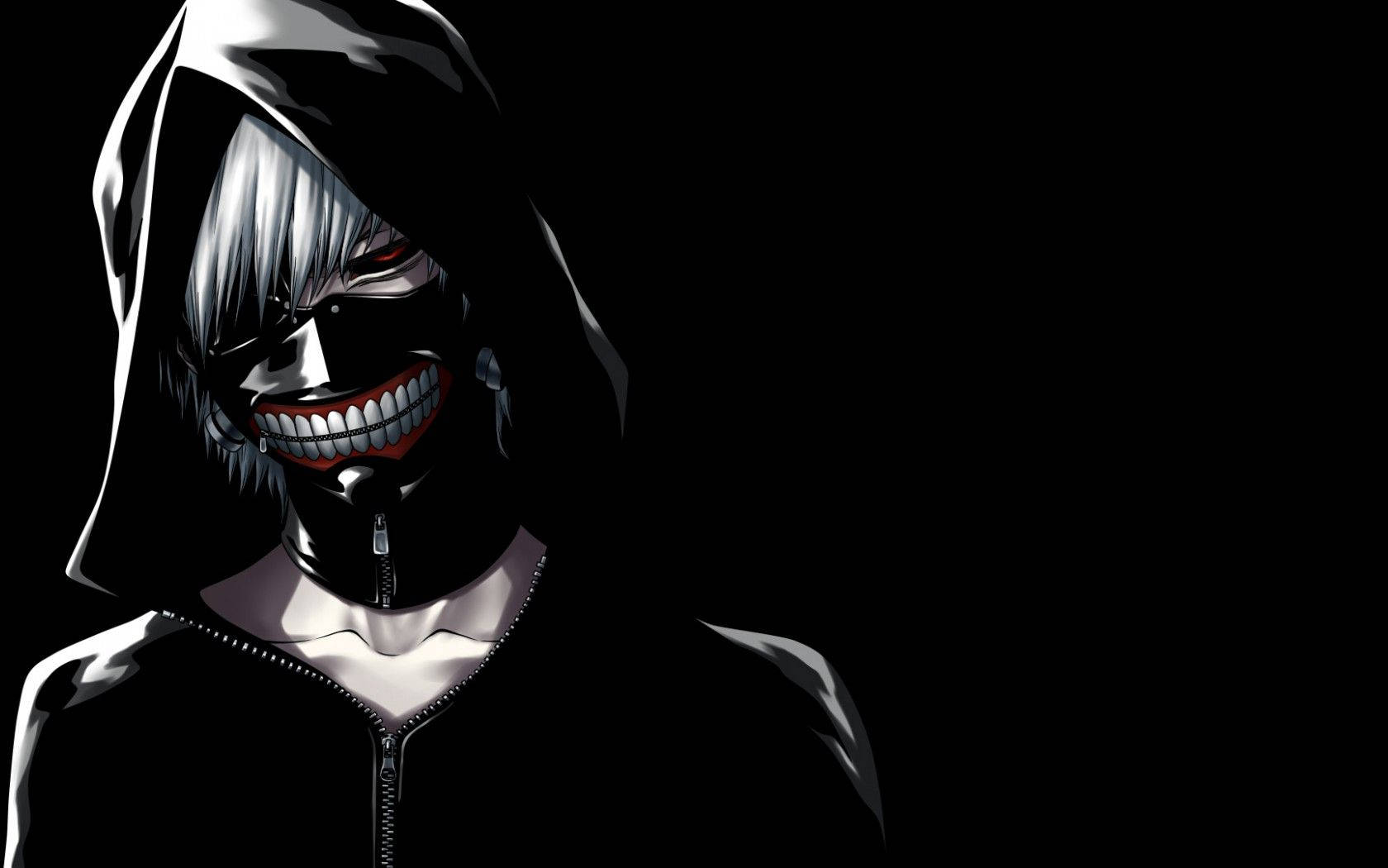 темный аниме-человек в маске