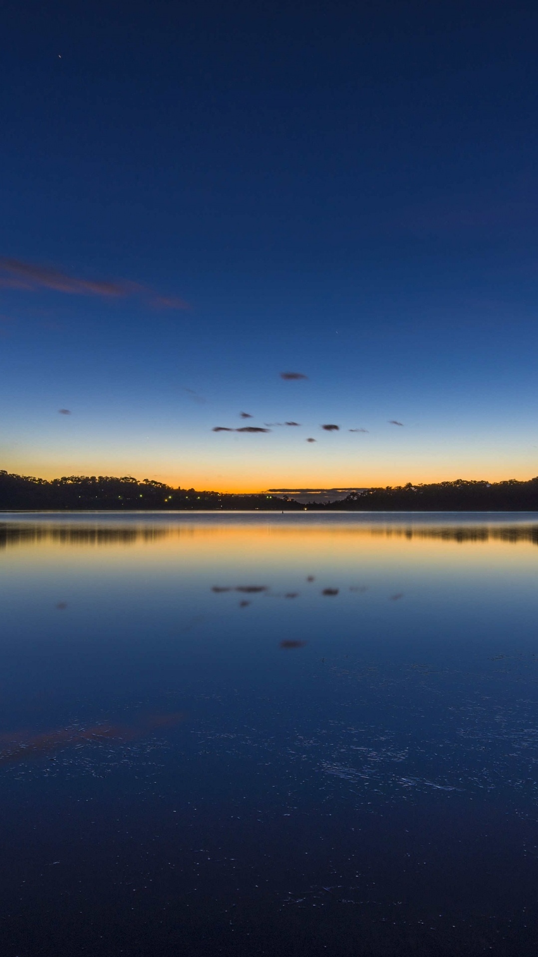 вода, сумрак, горизонт, природа, отражение