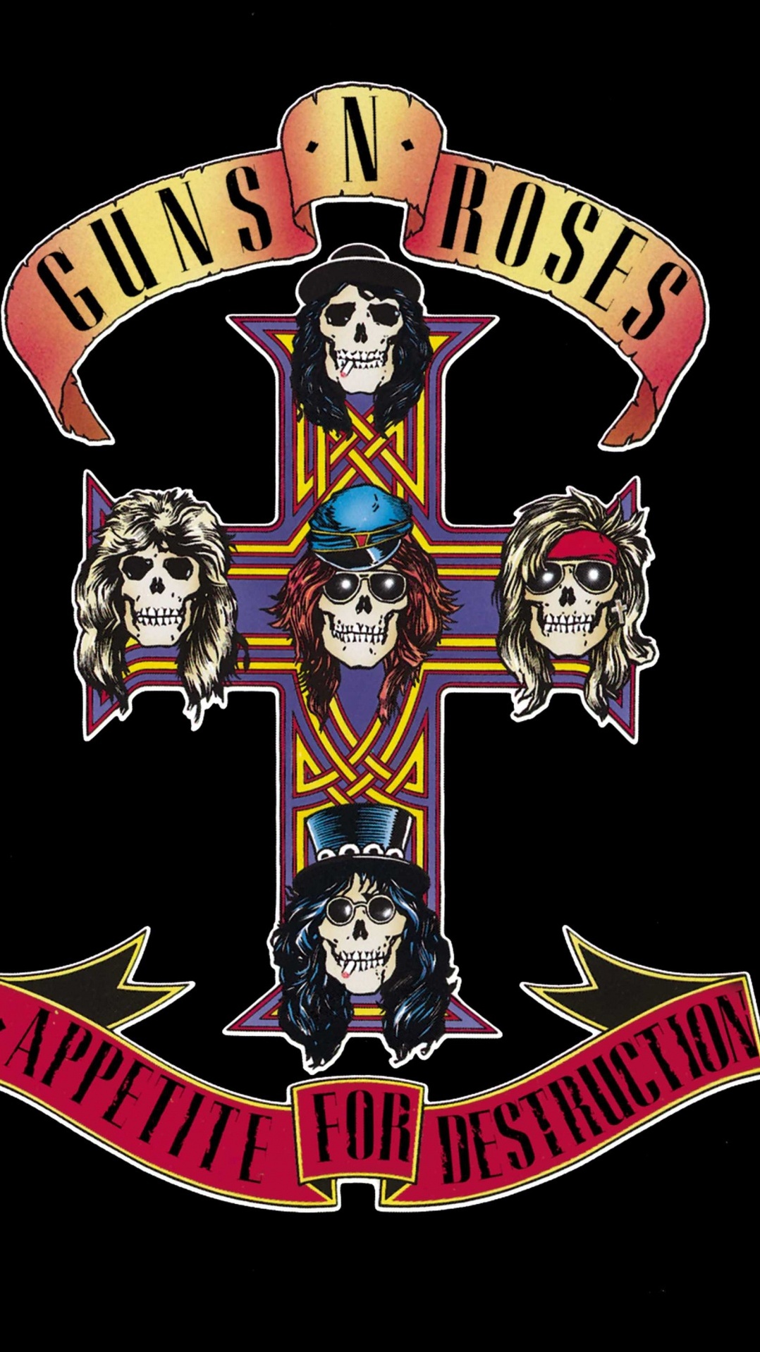 appetite for destruction, guns n roses, иллюстрация, тяжелый рок, альбом