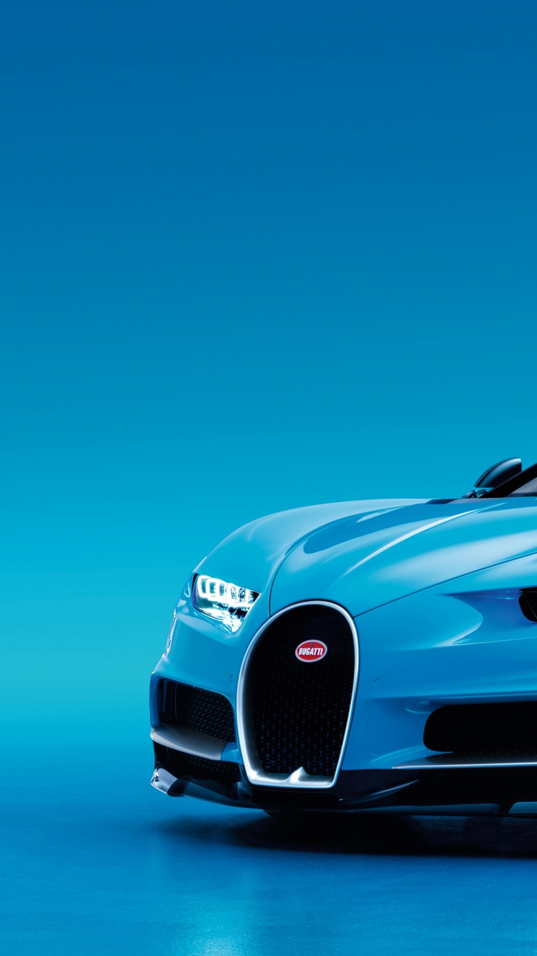 bugatti, суперкар, спорткар, бугатти вейрон, синий