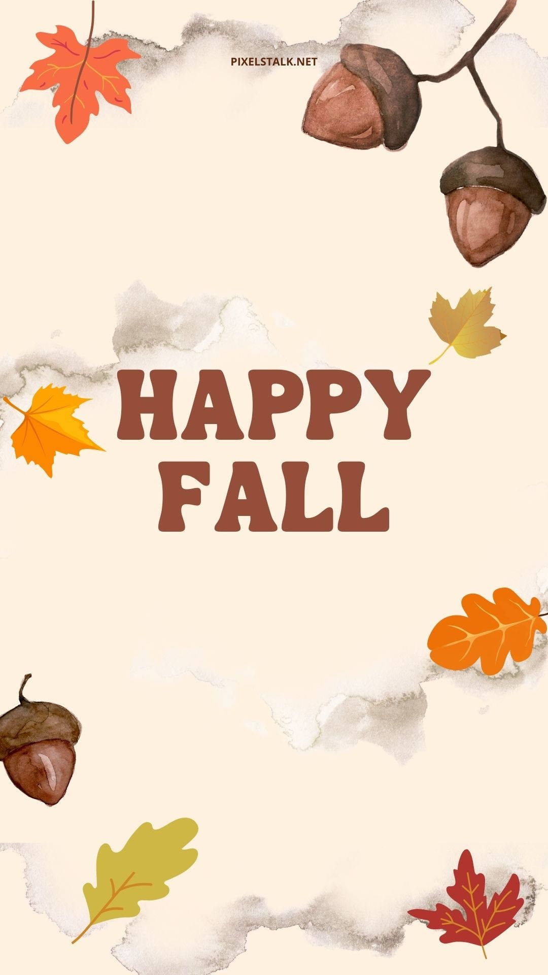 минималистичный iphone happy fall