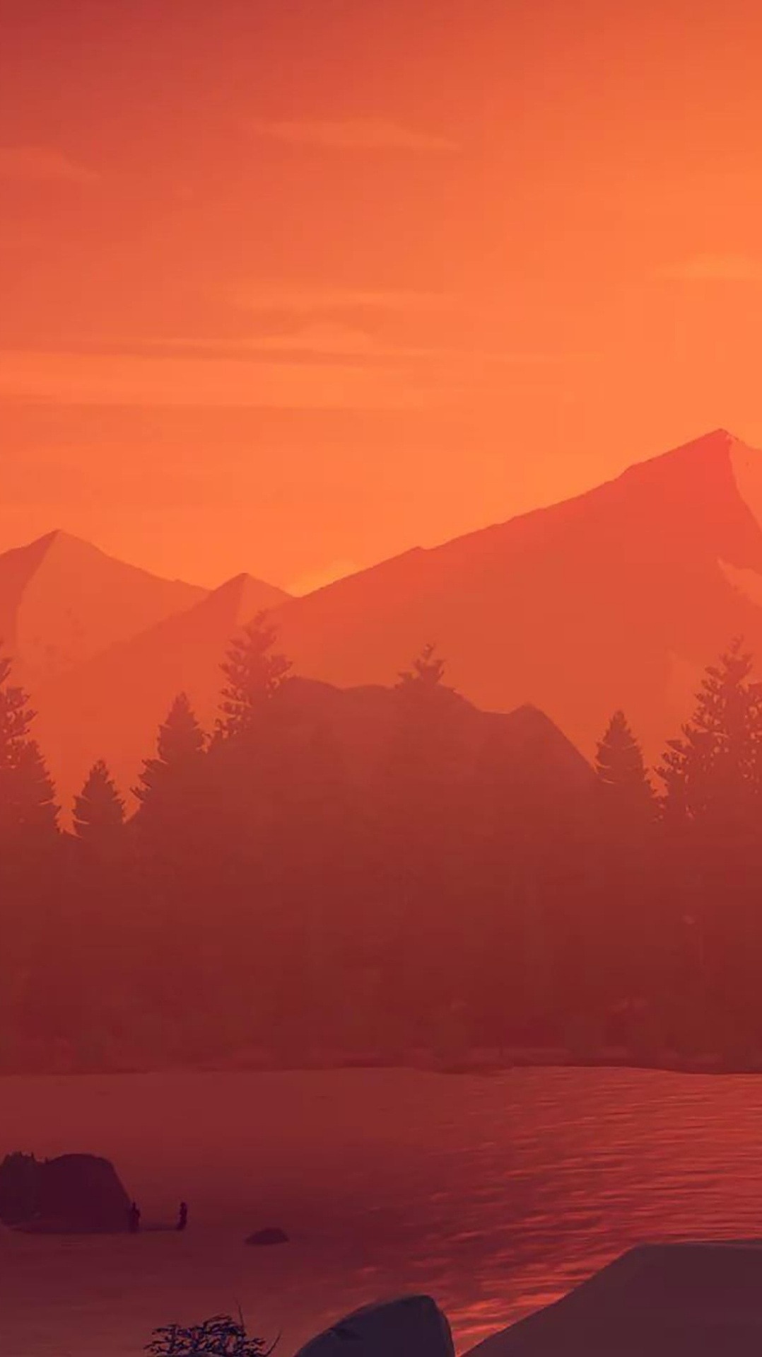 firewatch, в долине богов, firewatch закат, playstation 4, кампо санто