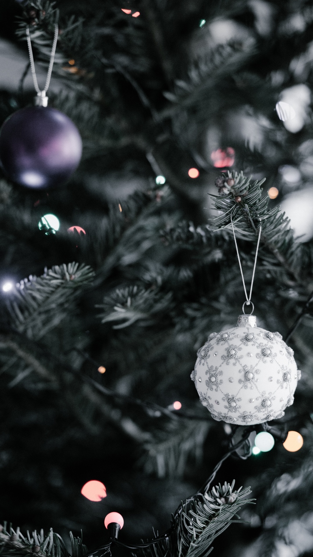 рождественский орнамент, рождественские украшения, рождественский день, дерево, елка