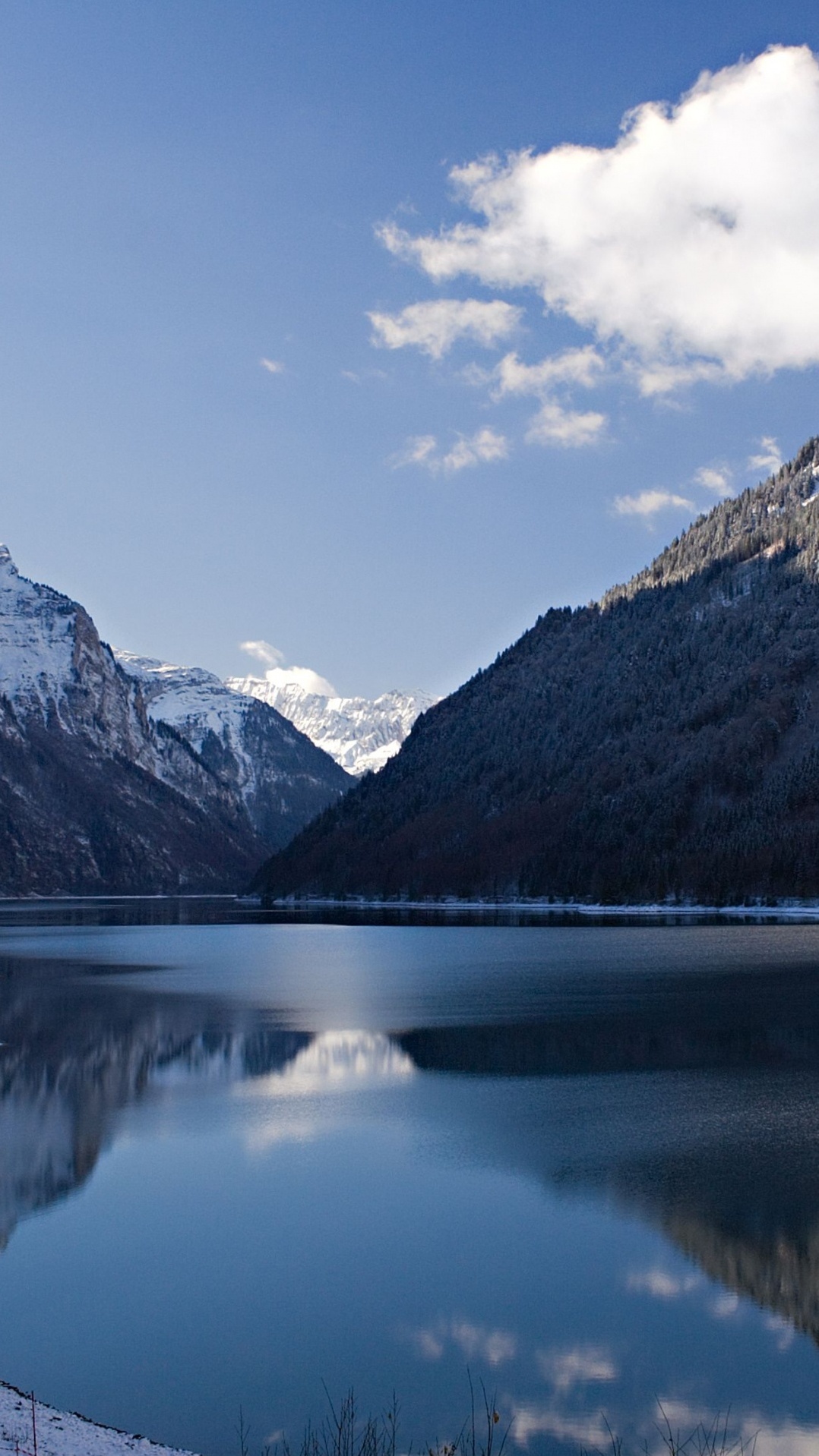 klntalersee, горный рельеф, гора, отражение, природа