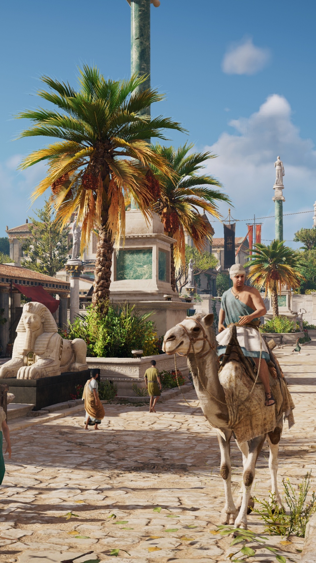 assassins creed origins, ubisoft, городок, туризм, люди