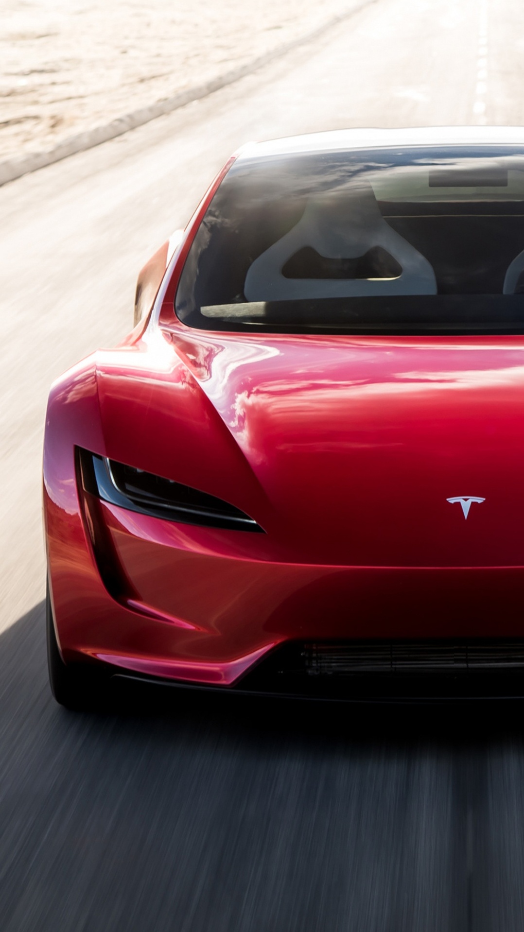 tesla roadster, спорткар, красный цвет, tesla model s, авто