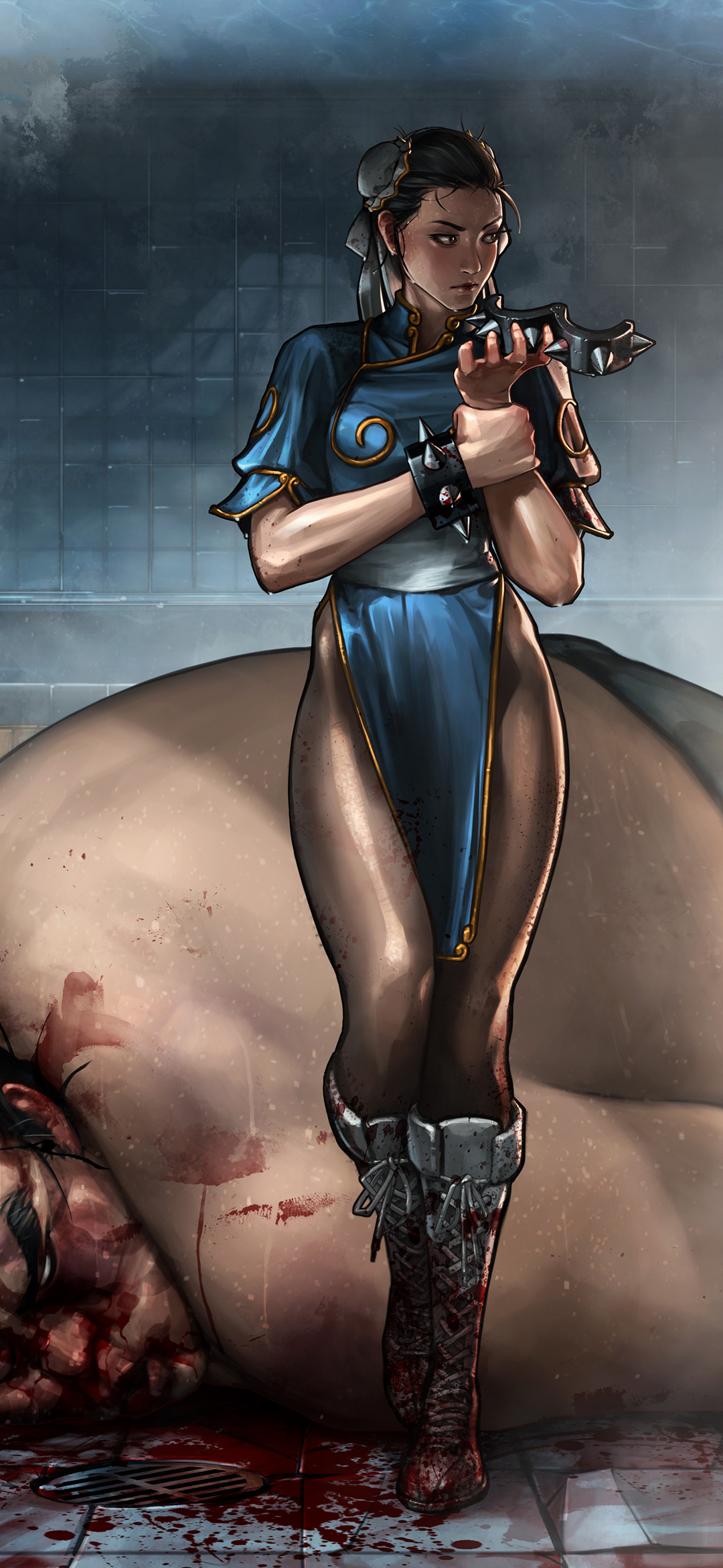 street fighter 4 chun li арт