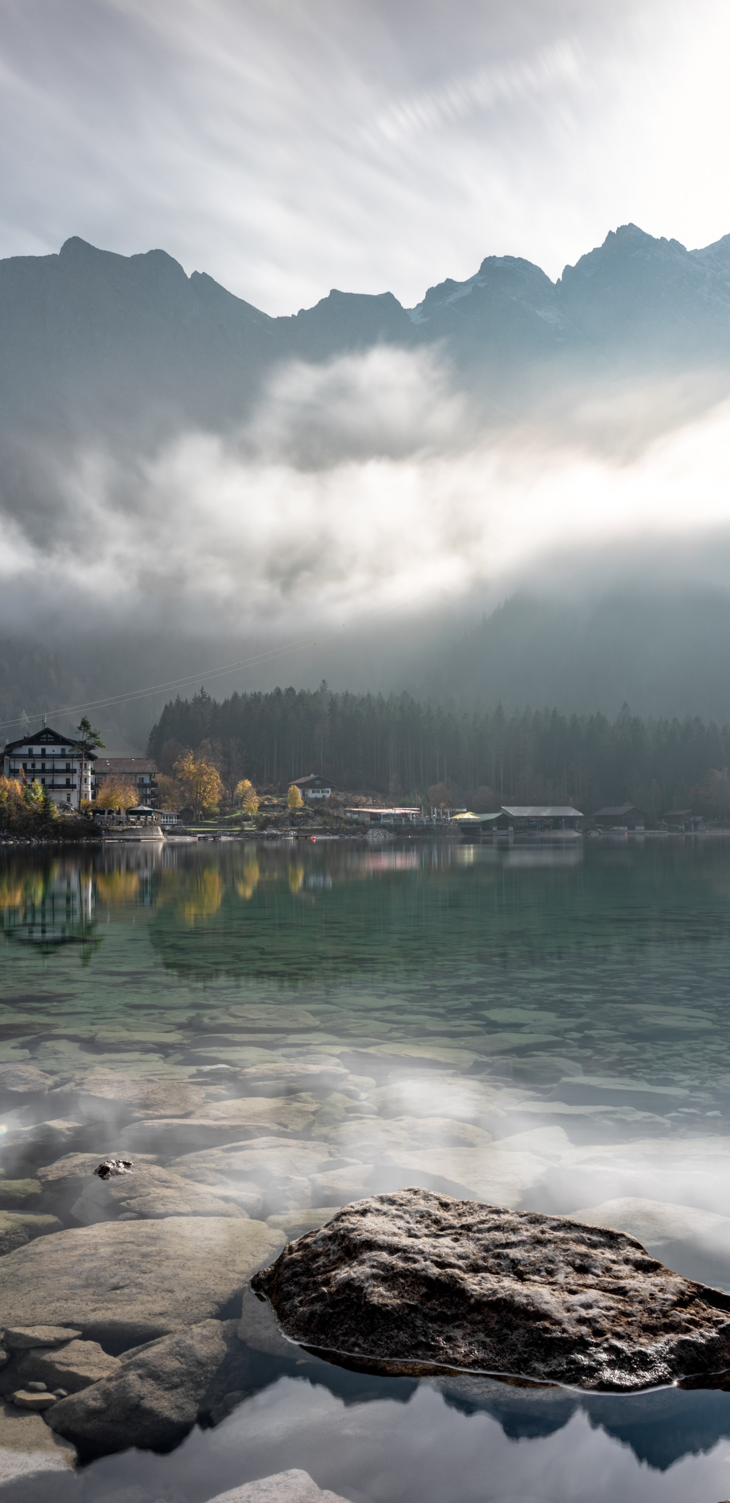 вода, пейзаж, природа, альпы, гора