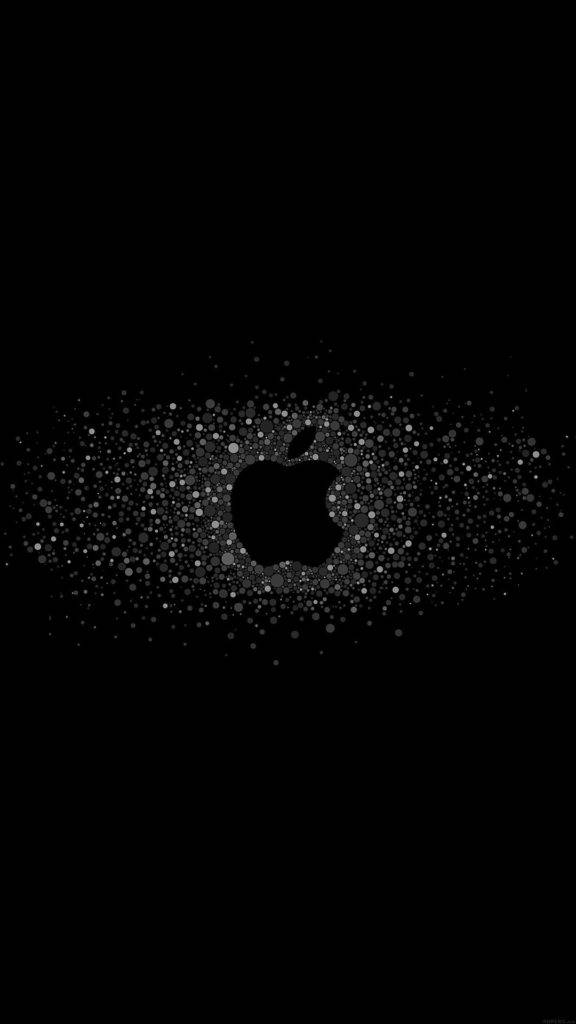 ios логотип apple минимальный темный iphone