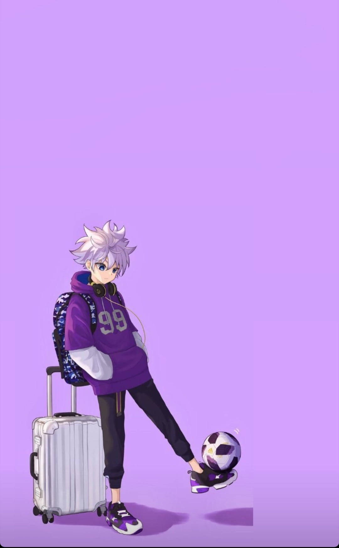 фиолетовый iphone killua