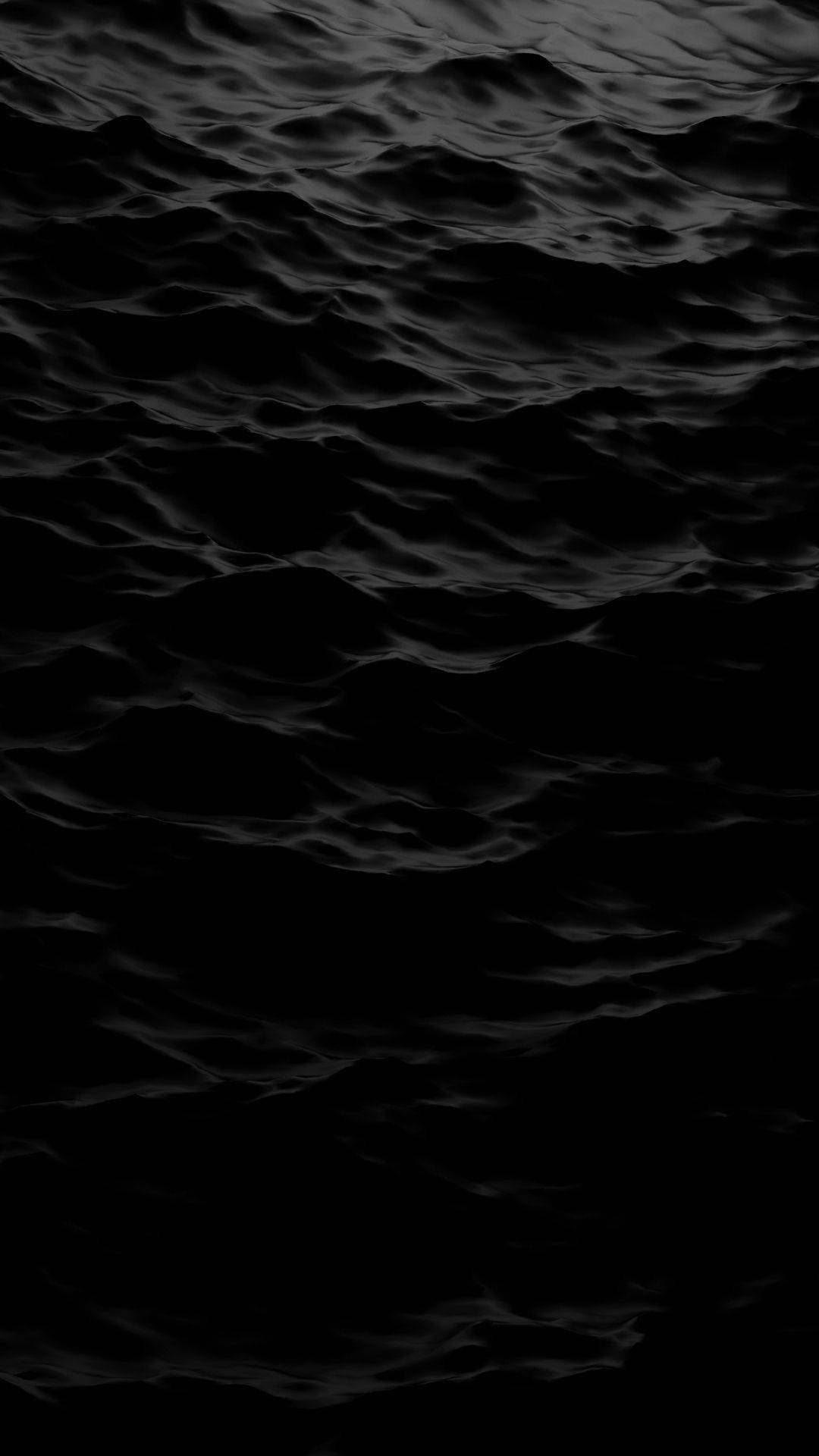 черный белый iphone темные волны воды