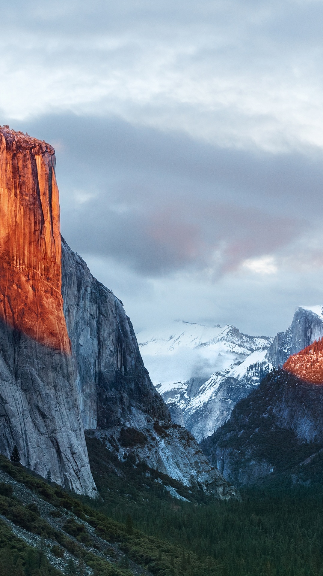 гора, операционная система, природный ландшафт, os x el capitan, горный рельеф