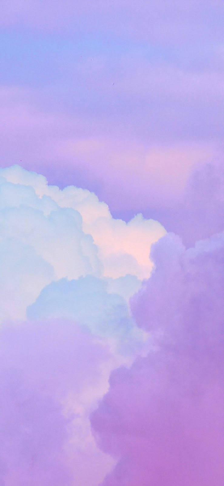 эстетичное фиолетовое небо для iphone