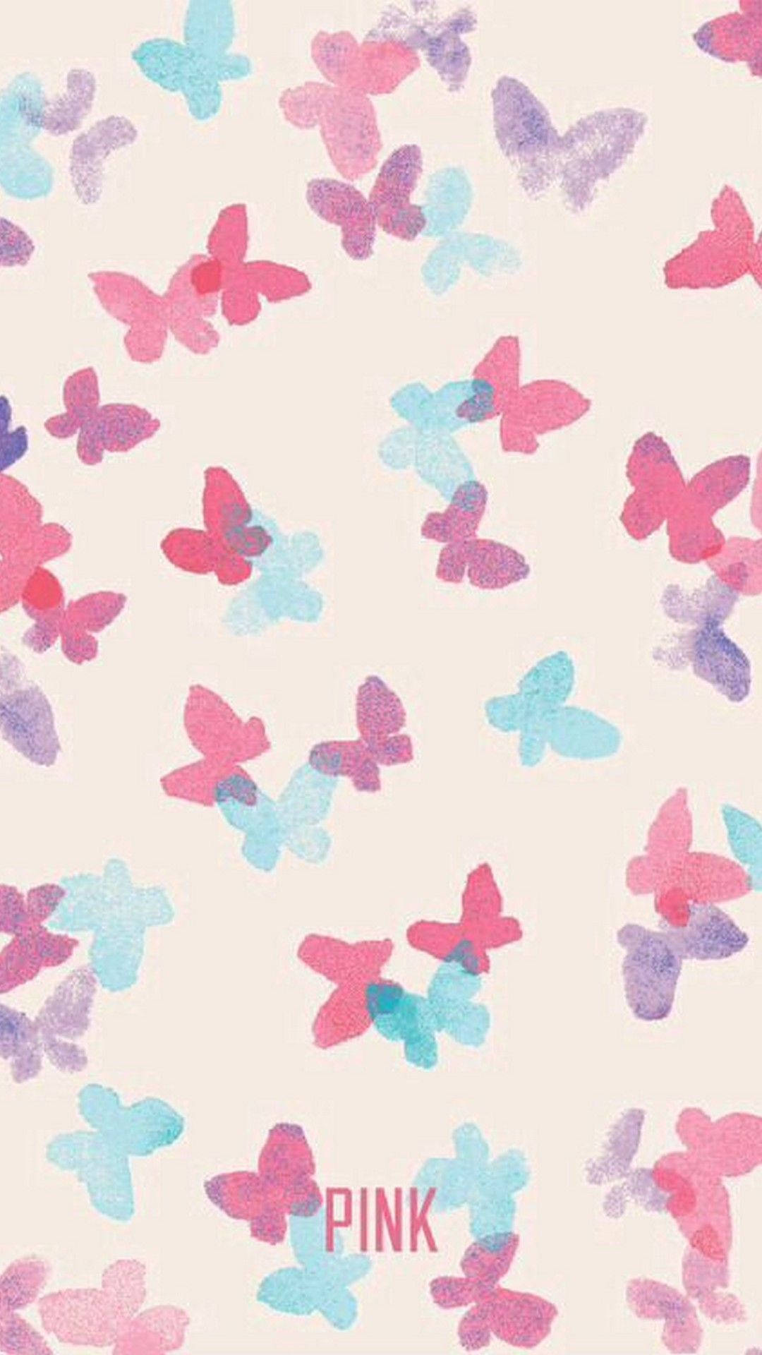 эстетичные девчачьи разноцветные бабочки