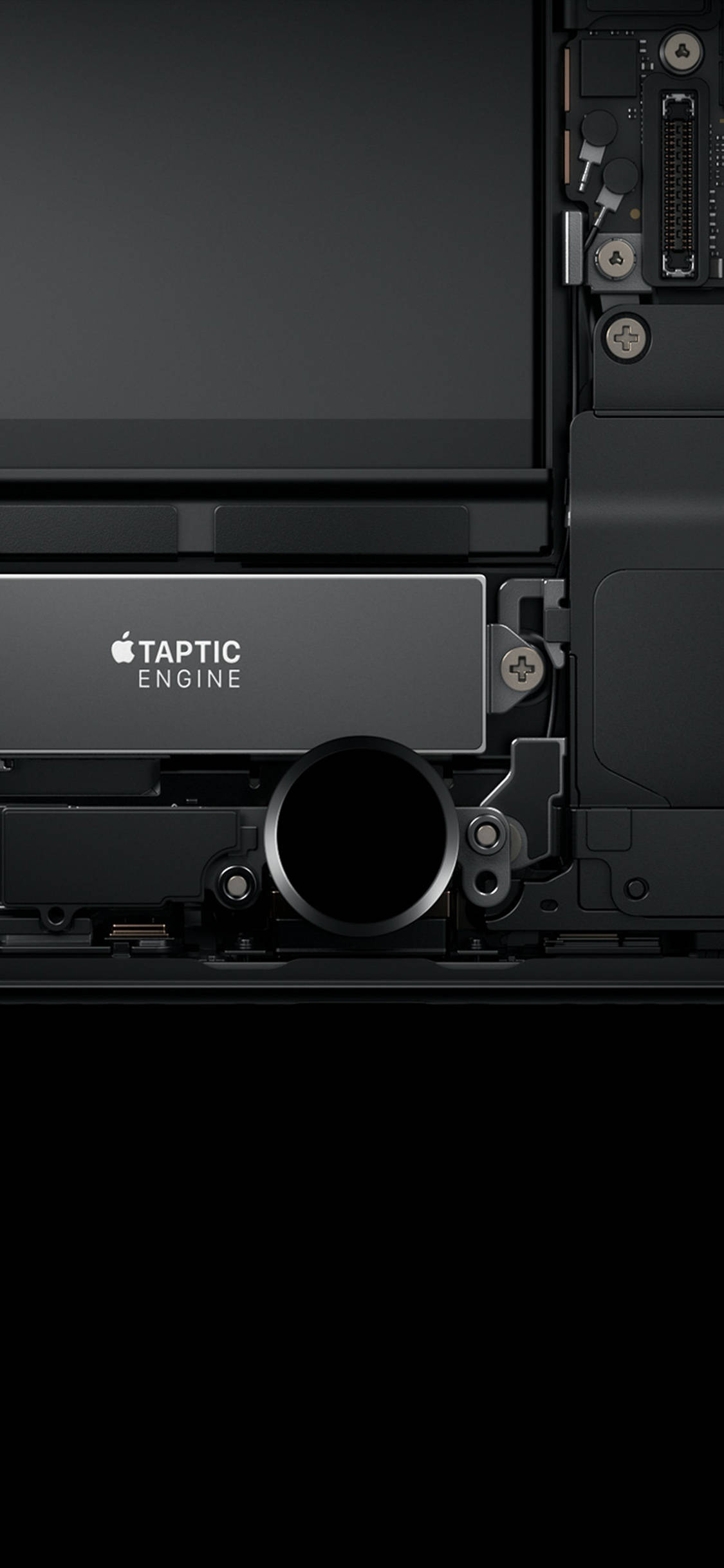 taptic engine минимальный темный iphone