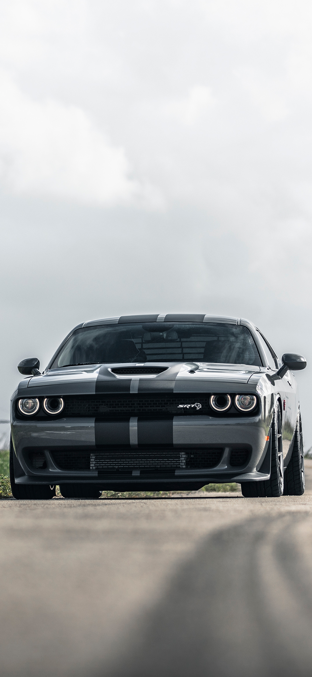 dodge challenger gray srt