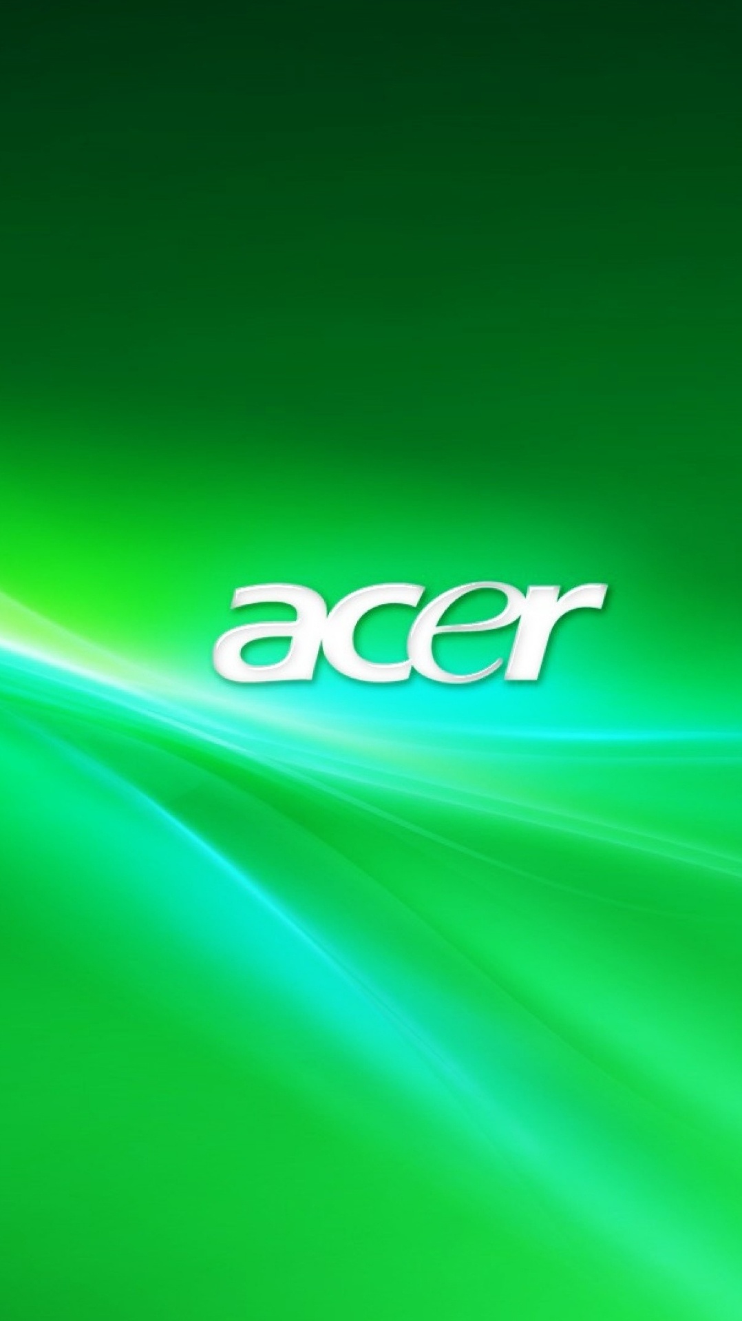 компания acer, windows 10, графика, свет, зеленый