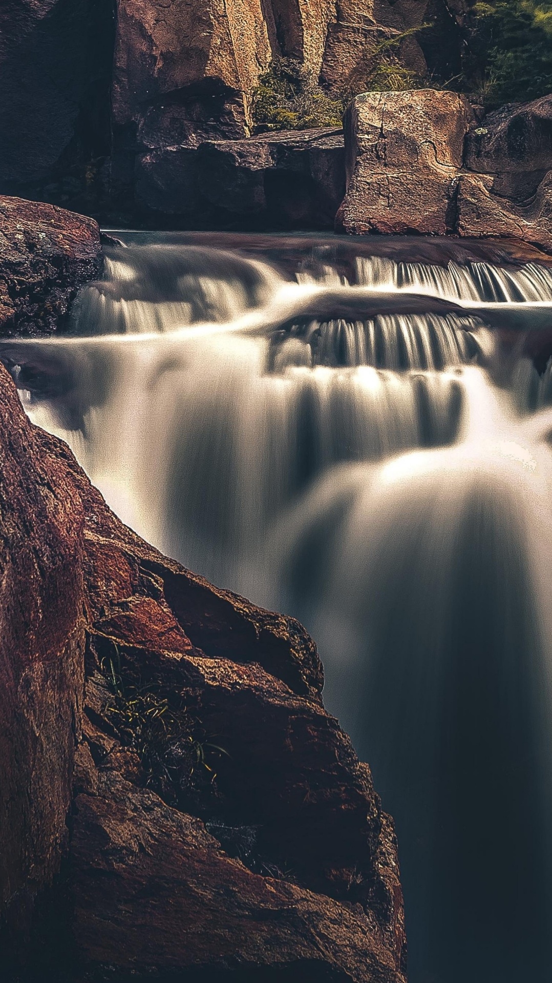 водопад, природа, вода, водоток, водоем