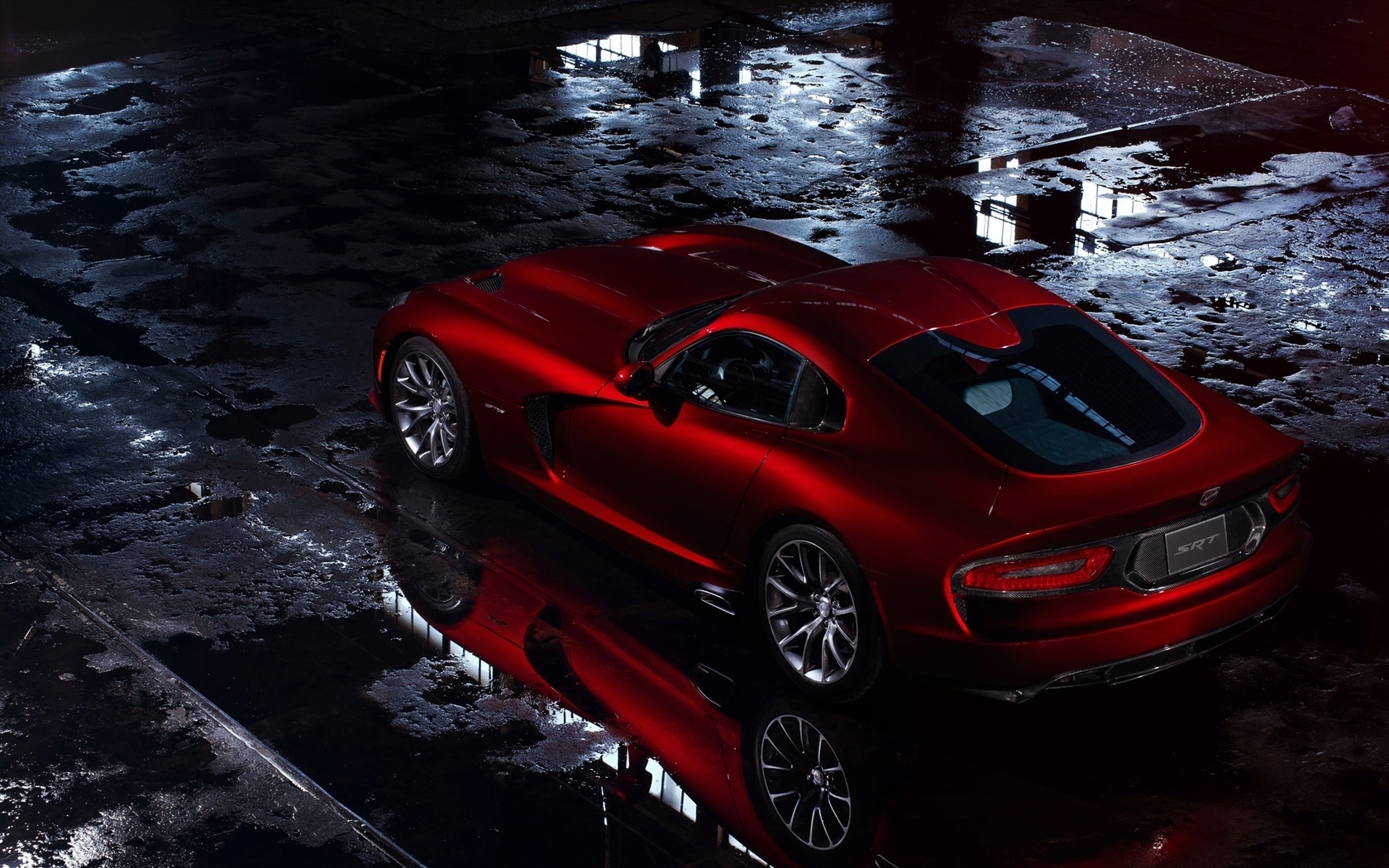 додж вайпер (dodge viper), транспорт, машины, черные