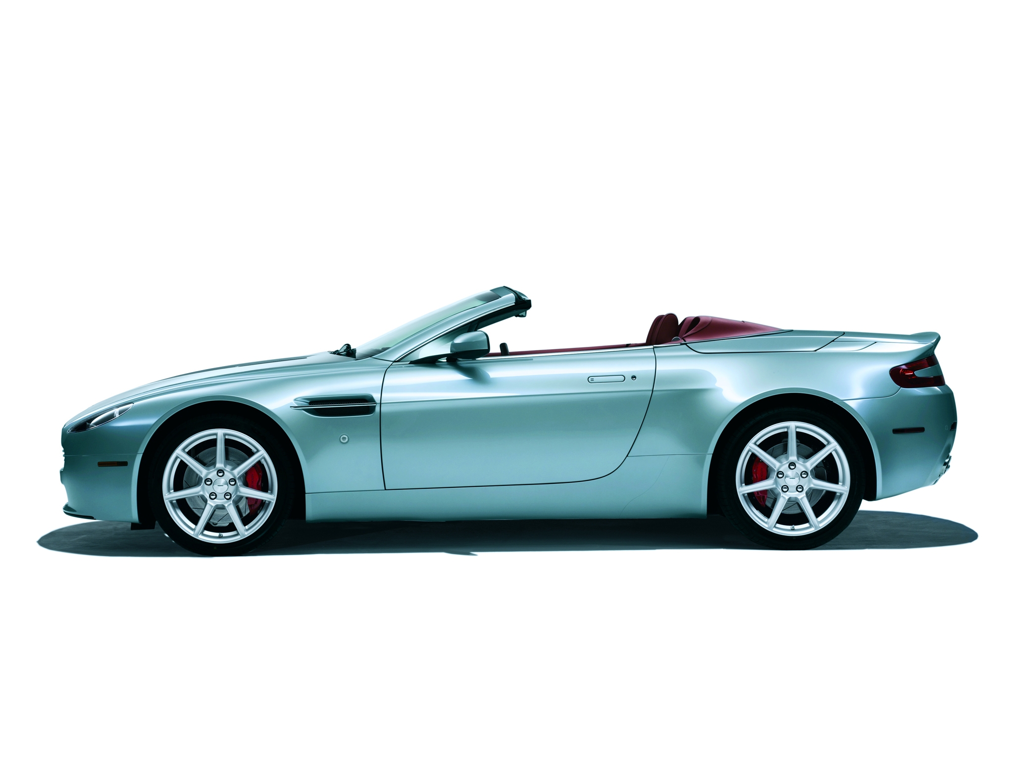 машины, vantage, 2006, вид сбоку, астон мартин (aston martin), тачки (cars), v8, зеленый, кабриолет