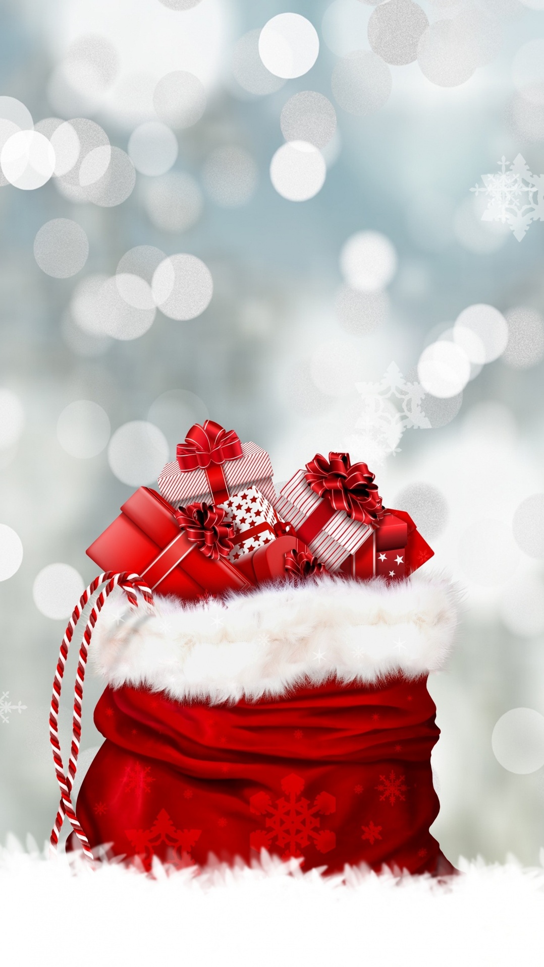 красный цвет, зима, рождественский подарок, рождественский день, санта-клаус