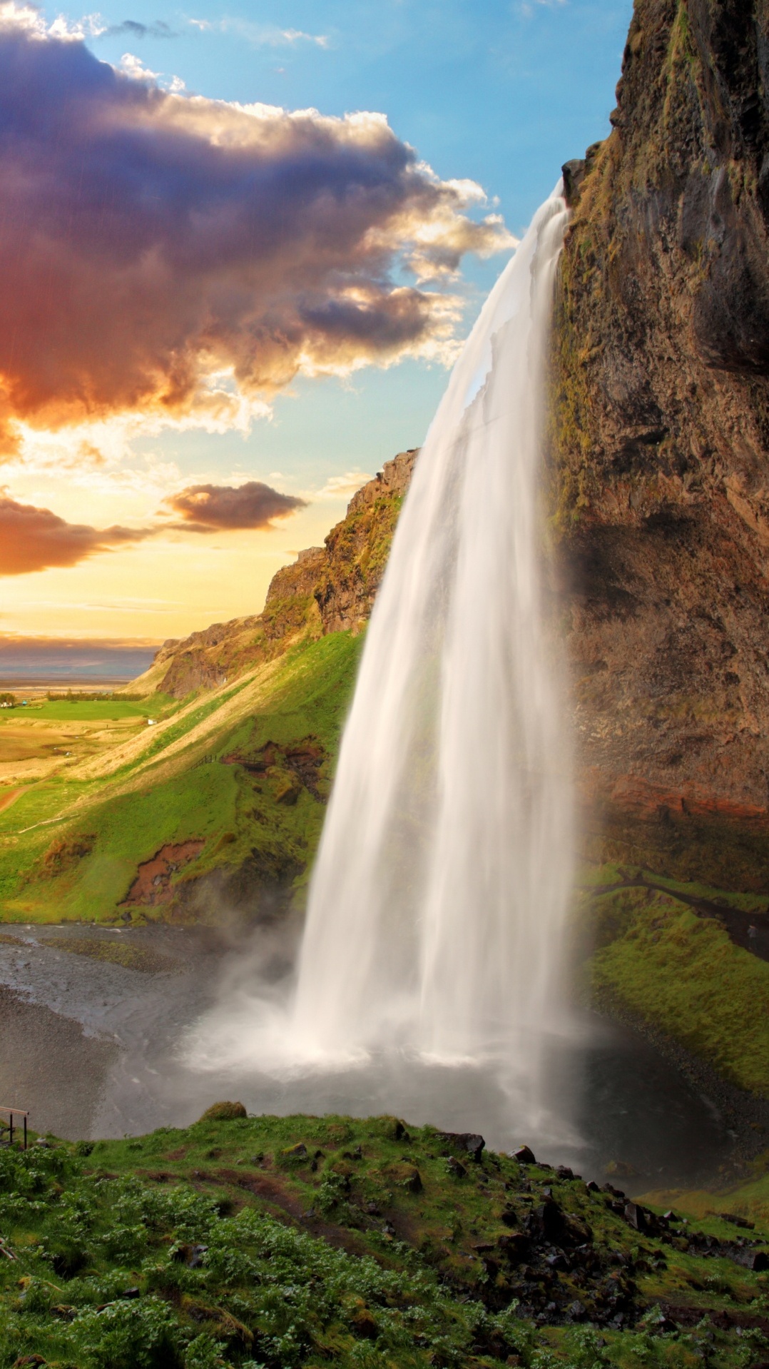 водопад, skgafoss, селйяландсфосс исландия, thrsmrk, селйяландсфосс