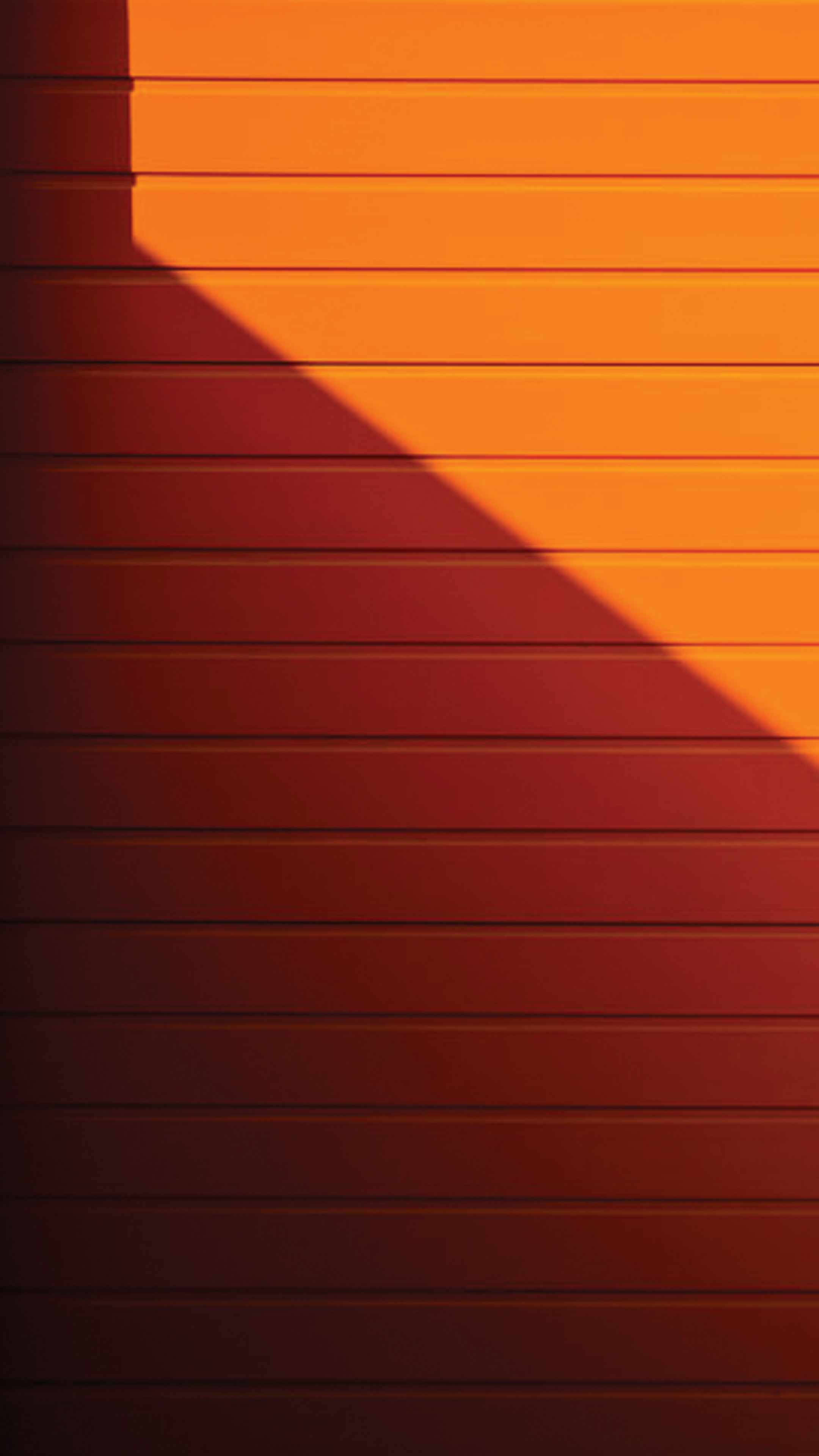 3d iphone двухцветная оранжевая стена
