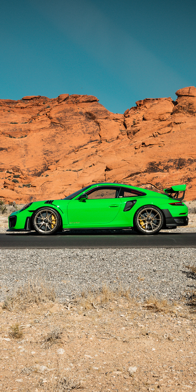 зеленый порш 911 gt2 rs