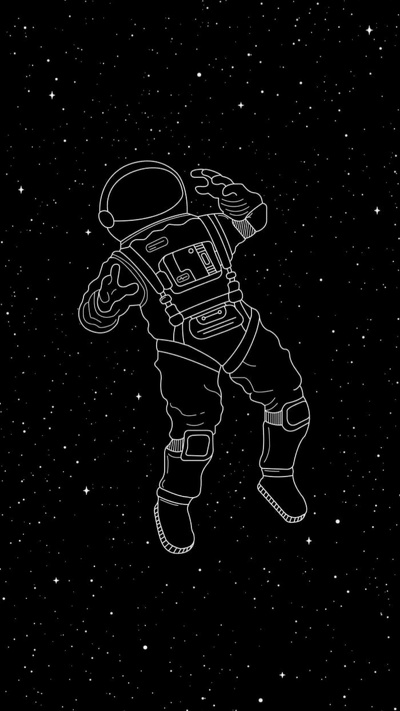 амолед, астронавт, черное эстетическое пространство, космос, эстетика