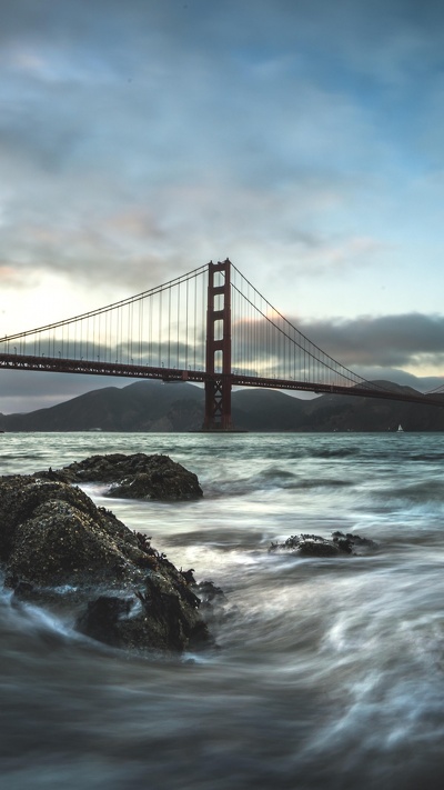 мост, море, вода, природа, мост golden gate