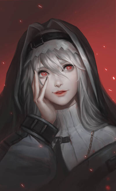 крутая аниме девушка pfp arknights specter