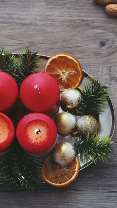 свеча, вегетарианская пища, кухня, рецепт, рождественские украшения