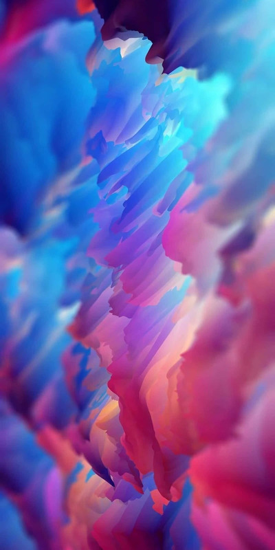 абстрактное цифровое искусство красочный телефон 4k