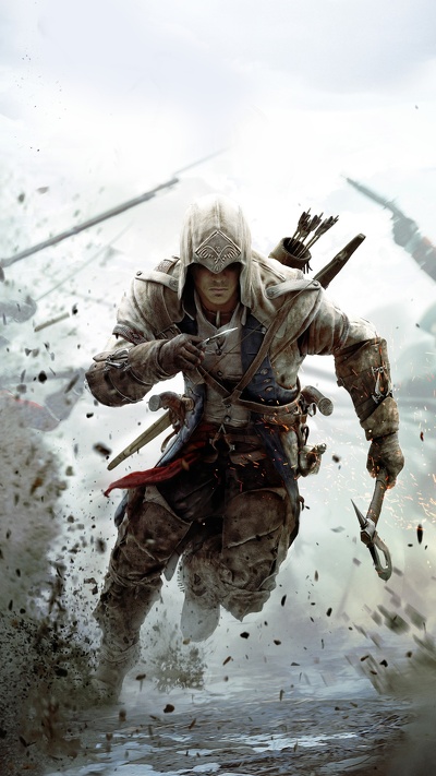 assassins creed 3, ассассинс крид ii, assassins creed iii, иллюстрация, ubisoft