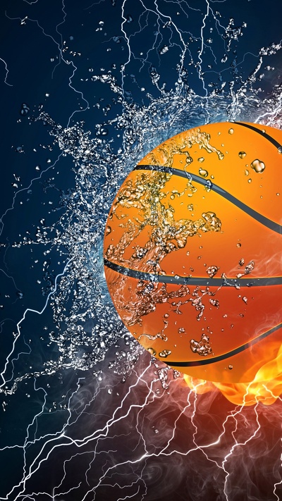 атмосфера, баскетбол, апельсин, мяч, тепло