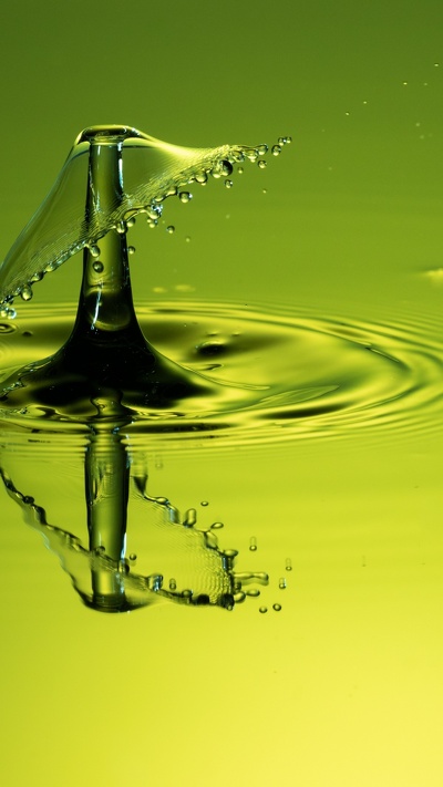 желтый, зеленый, вода, гидроресурсы, падение