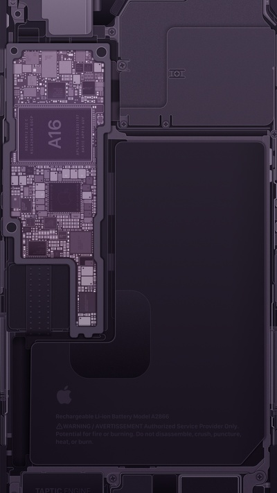 iphone 14 pro schematic – deep purple