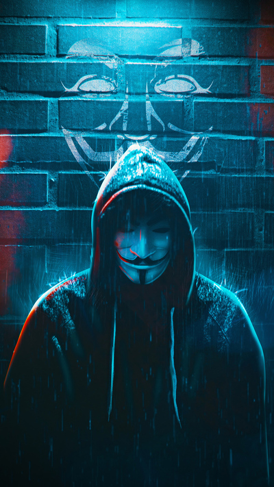 хакер, маска, v — значит вендетта, анонимус, кирпич