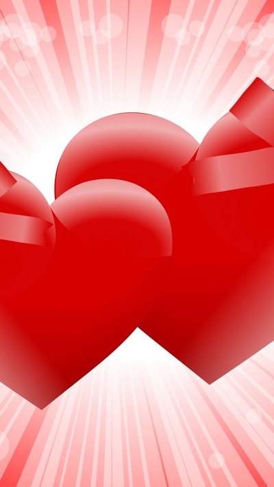 любовь, векторная графика, красный цвет, день святого валентина, сердце