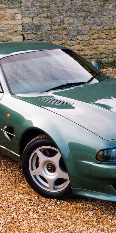 зеленый, v8, 1999, вид сбоку, vantage, машины, тачки (cars), астон мартин (aston martin)