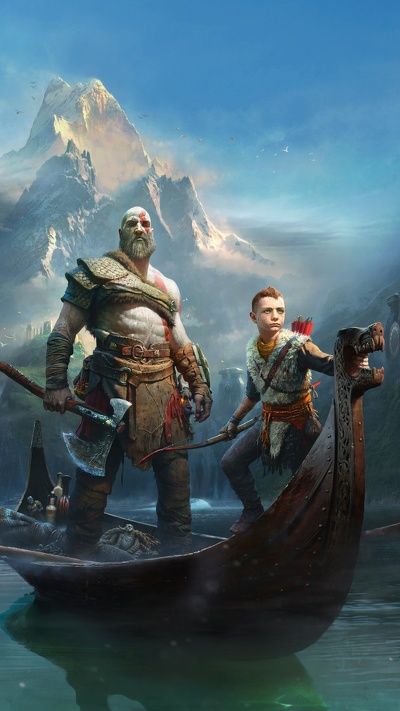 кратос, компьютерная игра, приключенческая игра, playstation 4, god of war